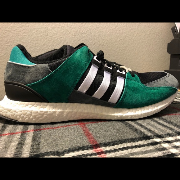 Adidas eqt support ultra boost green black sz13 - Picture 6 of 8